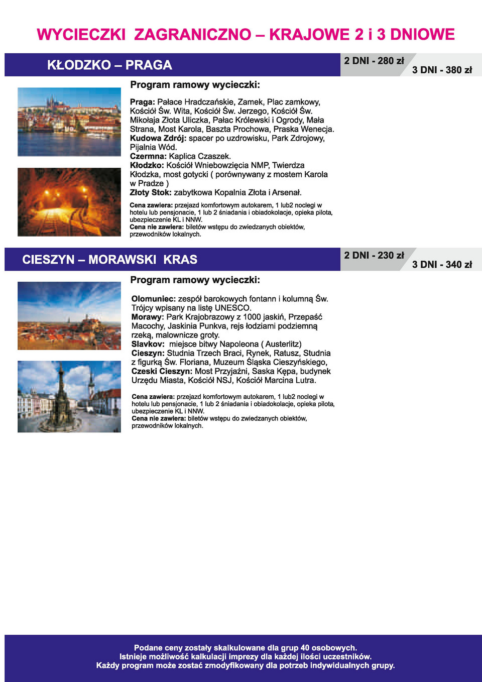 Kraj i zagranica: 2-3 dni - cz. 2